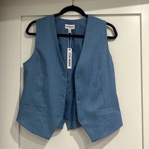 Steve Madden Button Vest NWT Size L